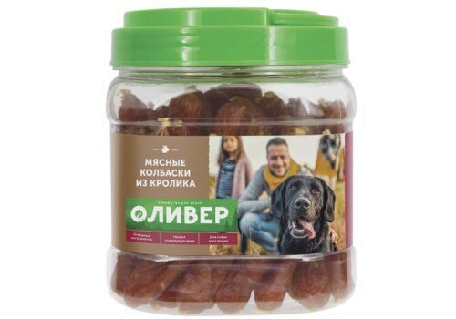 Оливер Мясные колбаски из кролика, цена за 1 штучку