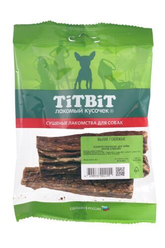 TiTbit Вымя говяжье для собак 45г